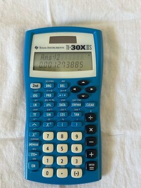 Texas Instruments TI-30X IIS Scientific Calculator - Teal Blue